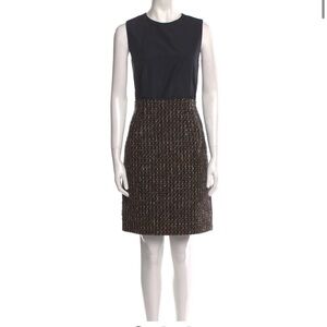 Carven silk and tweed dress! Size 42:)